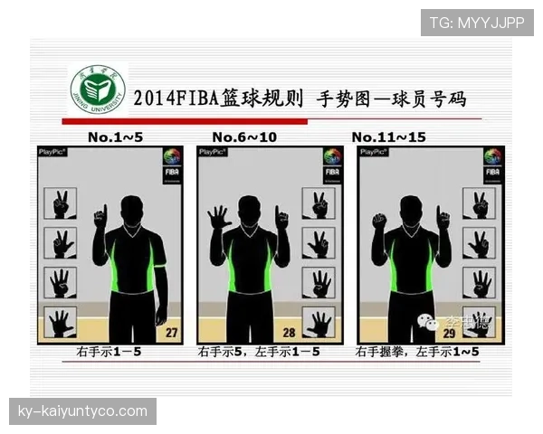 篮球裁判手势大全：从吹哨到判罚的规范解读